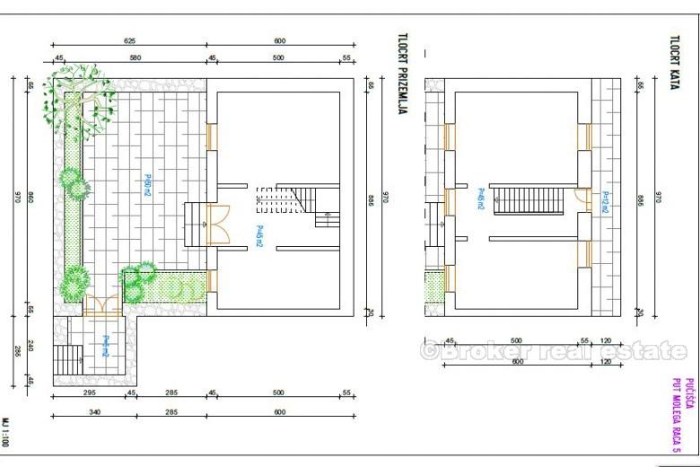 Stara mediteranska kuća za adaptaciju, na prodaju
