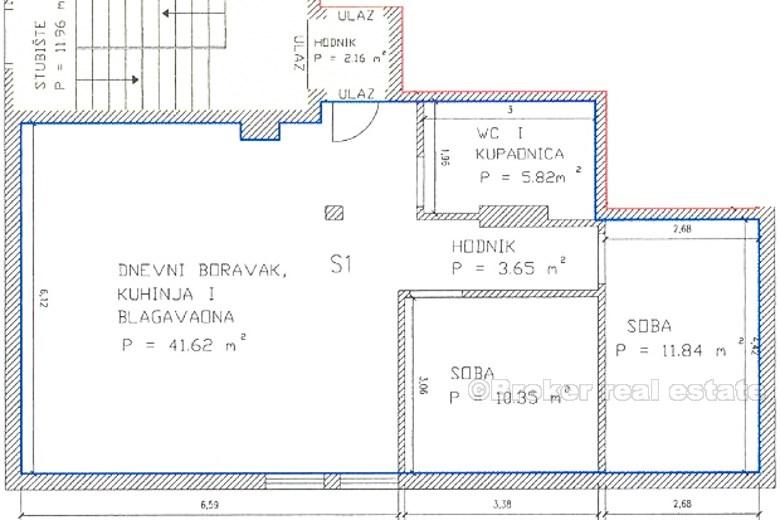 Appartement dans le centre-ville,