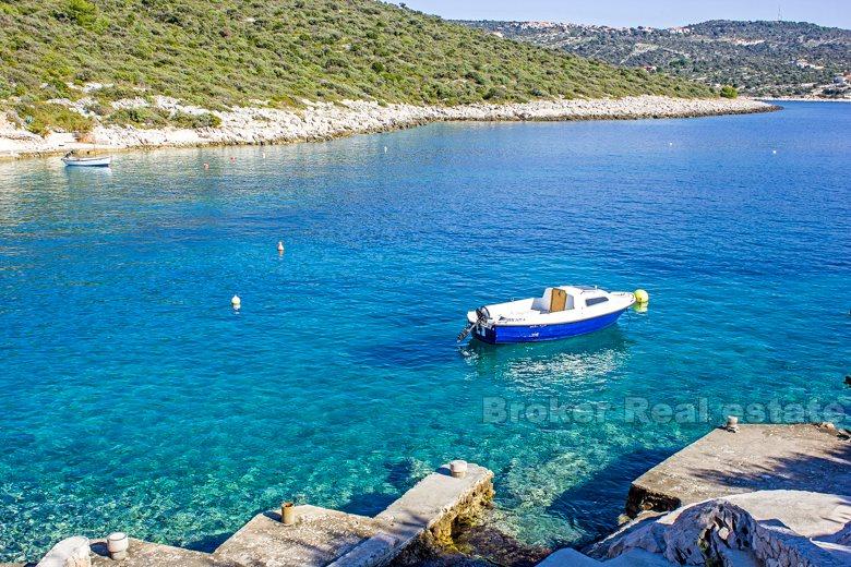 The house situated at the coast of the sea, for sale