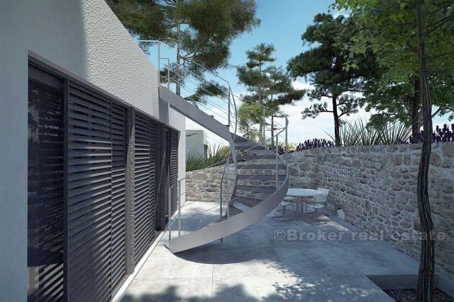 Quasi finito villa, con vista sul mare