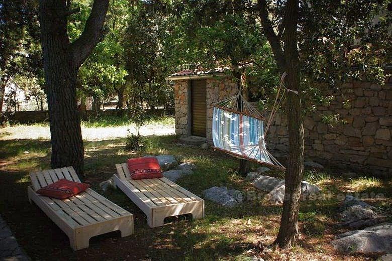 Vacker liten bungalow i tallskogen, till salu