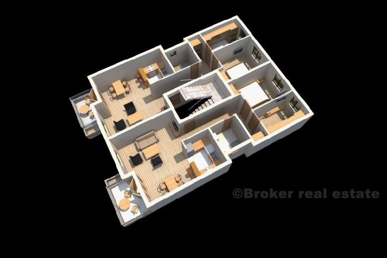 Plusieurs appartements avec vue sur la mer