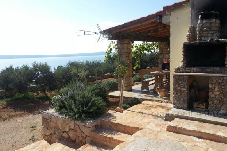 The property above the exotic beach