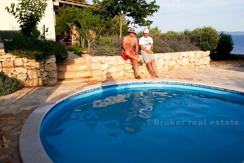 The property above the exotic beach