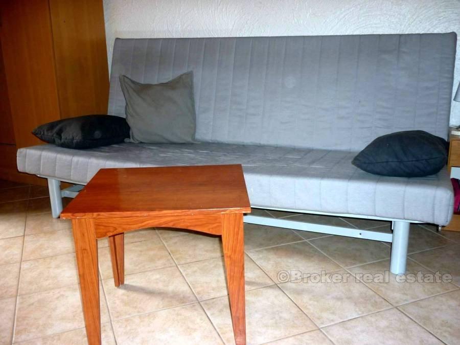 Ett roms leilighet med terrasse