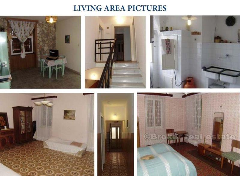 Kamienny dom z kamienia półpublicznego