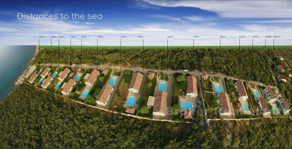 Station privée avec 15 villas exclusives