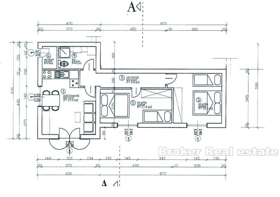 House on building land with sea views