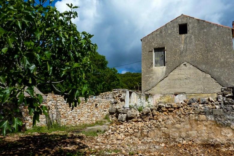 Terrain à vendre avec quelques maisons en pierre à vendre