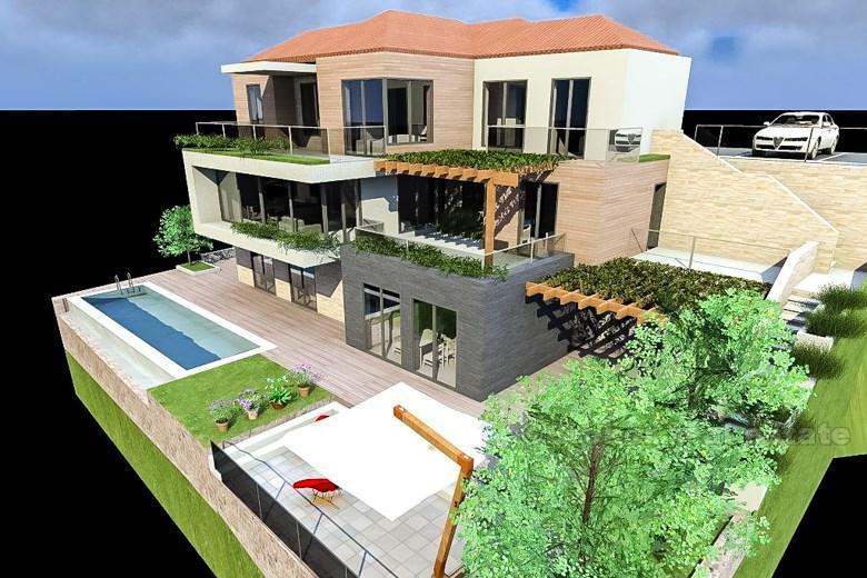 Attractive land plot with sea view, for sale