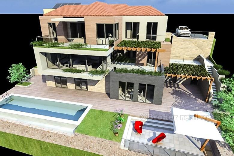 Attractive land plot with sea view, for sale