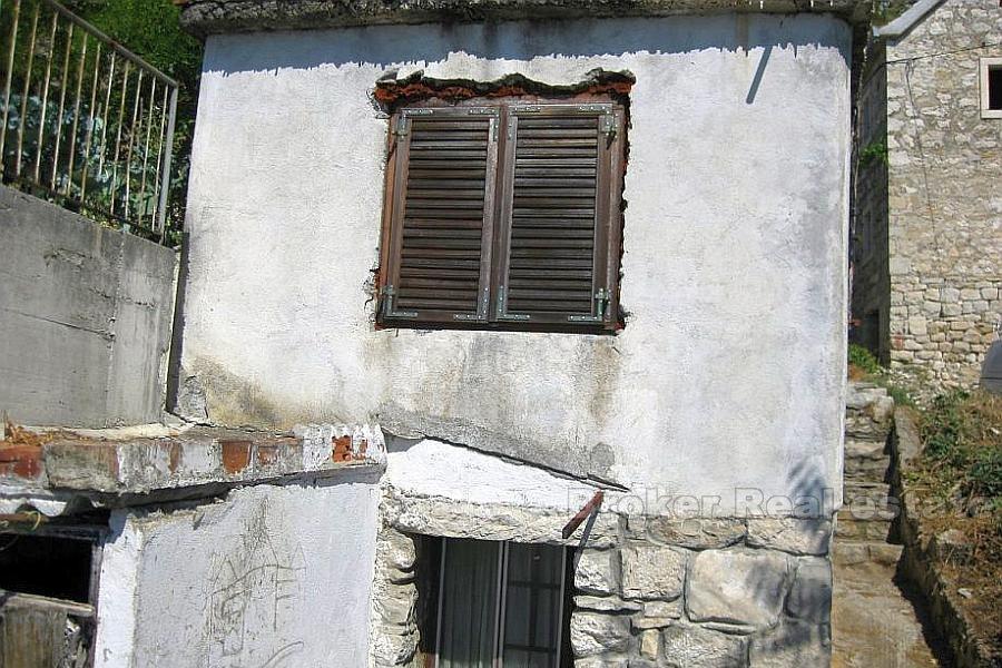 Unfinished house on two floors
