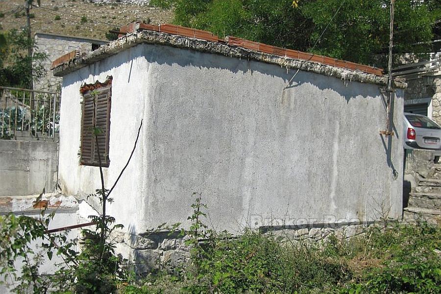 Unfinished house on two floors