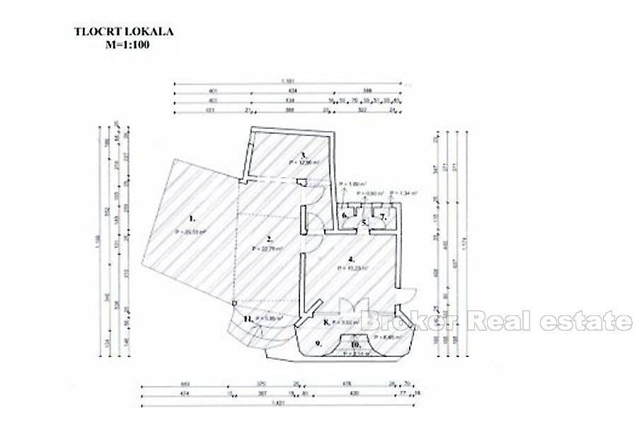 Catering plass i sentrum, til salgs