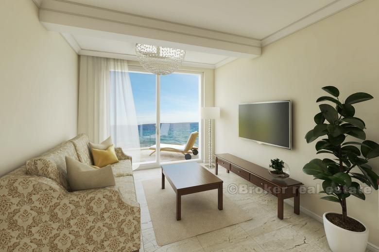 Luksusowe apartamenty w pierwszym rzędzie do morza