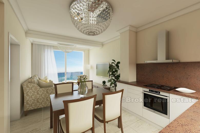 Luksusowe apartamenty w pierwszym rzędzie do morza