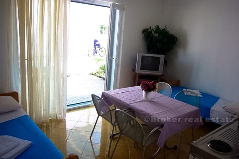 Apartmán se zahradou, který se nachází v přízemí