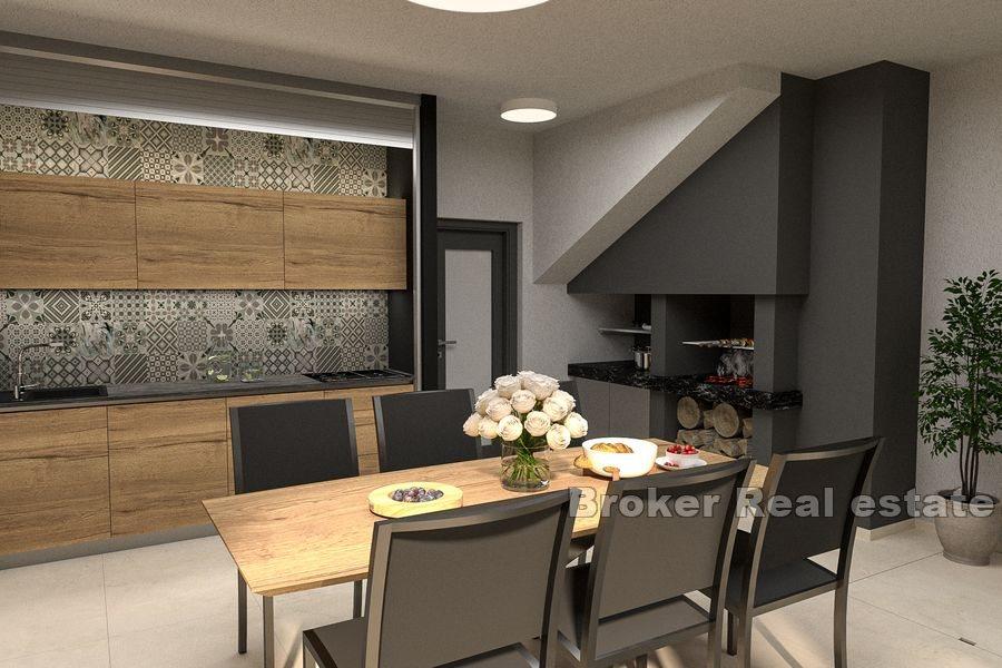 Villa med basseng og havutsikt