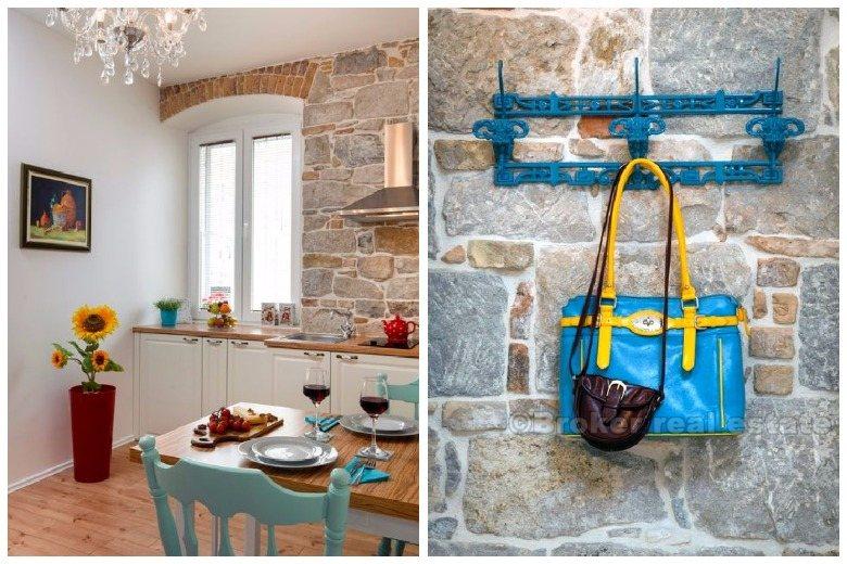 Appartement au centre, situé dans une belle maison en pierre, à vendre