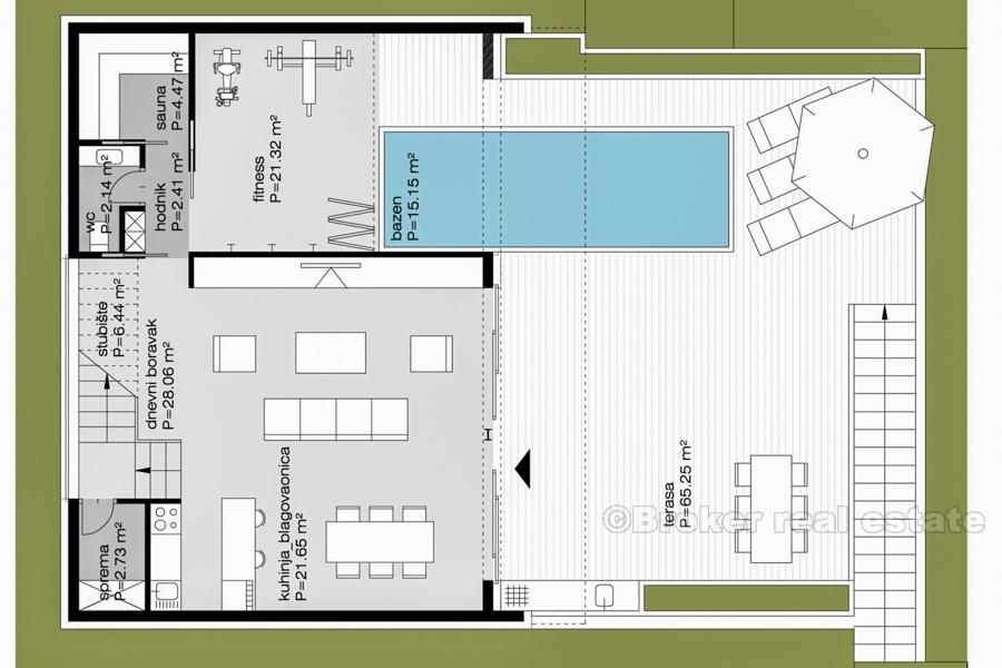 Terrain constructible en bord de mer, à vendre.