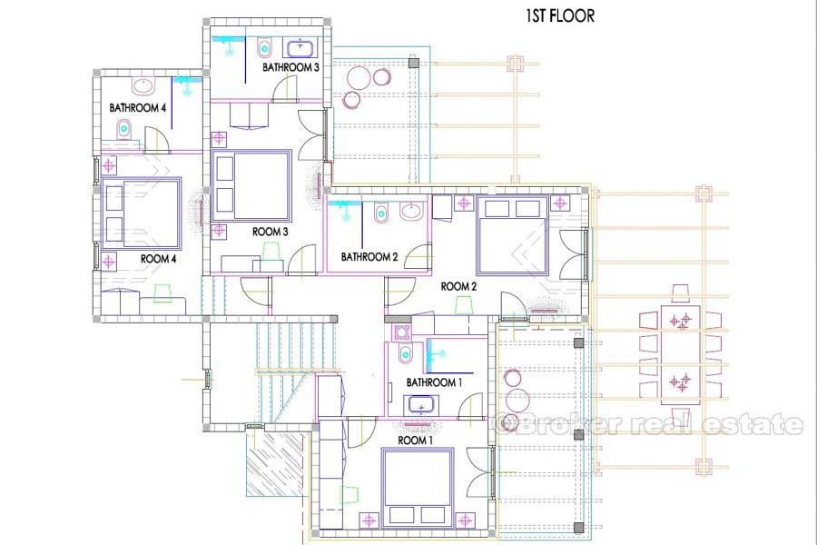 Nowa willa z basenem, na sprzedaż