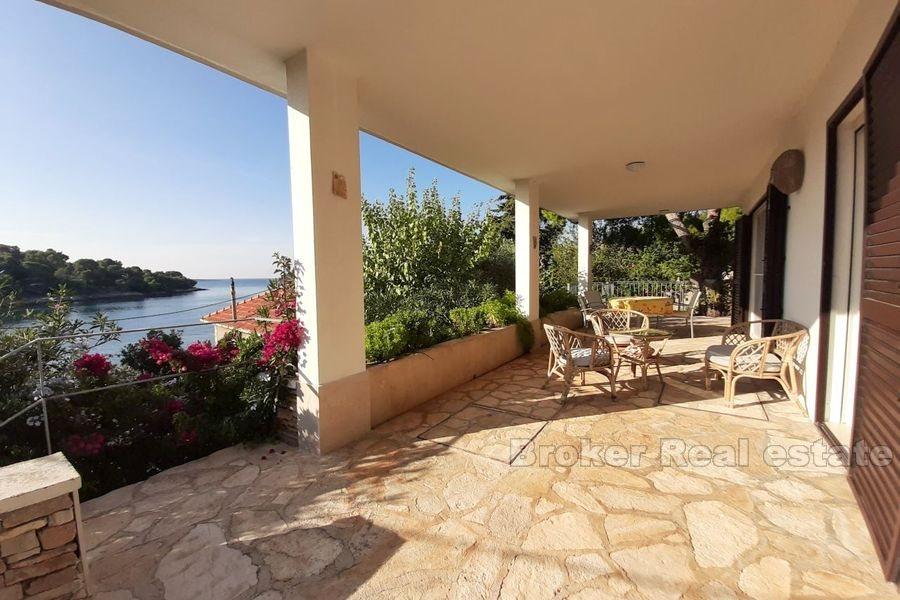 House, second row from the sea, for sale.