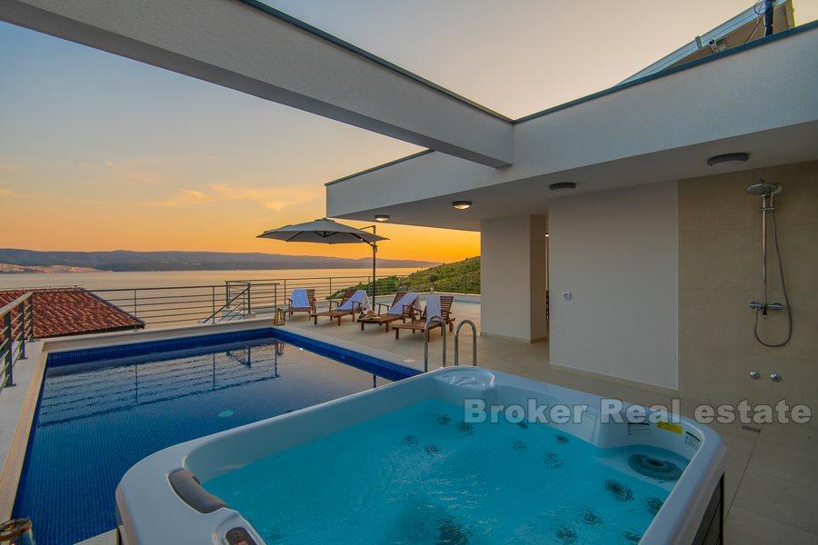 Newly built villa with the sea view