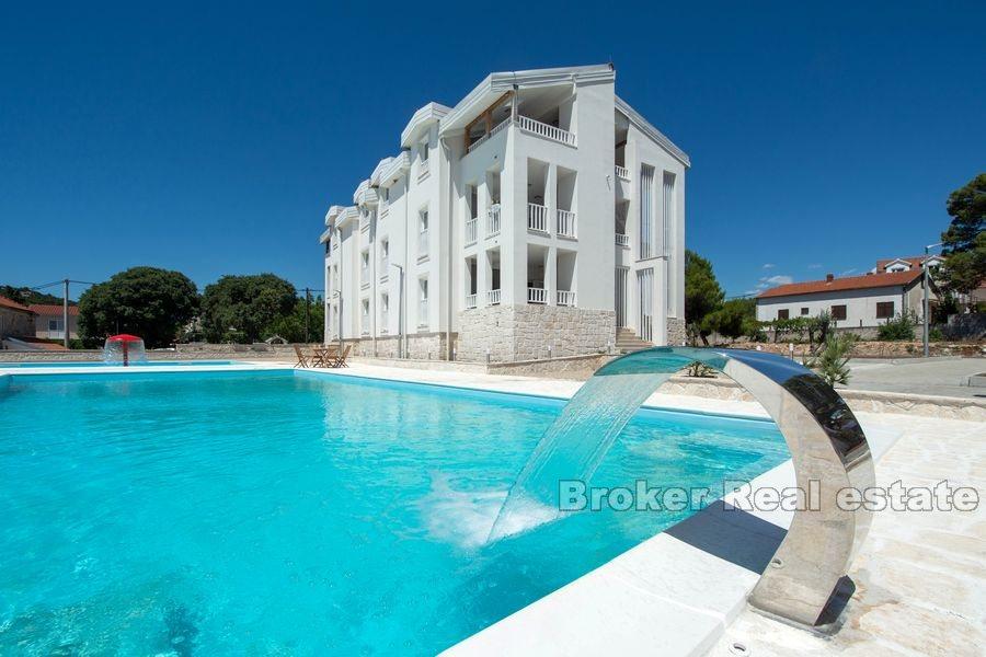 Newly built apartments near the sea