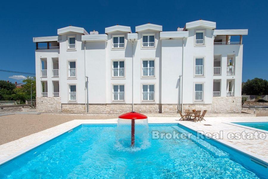 Newly built apartments near the sea