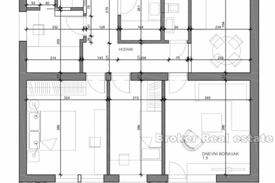 Bekväm lägenhet med två sovrum