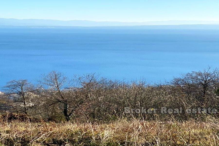Terrain constructible avec vue mer