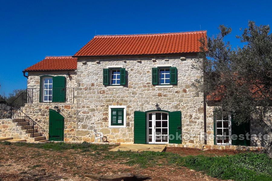 Renovated stone houses on the island of Hvar