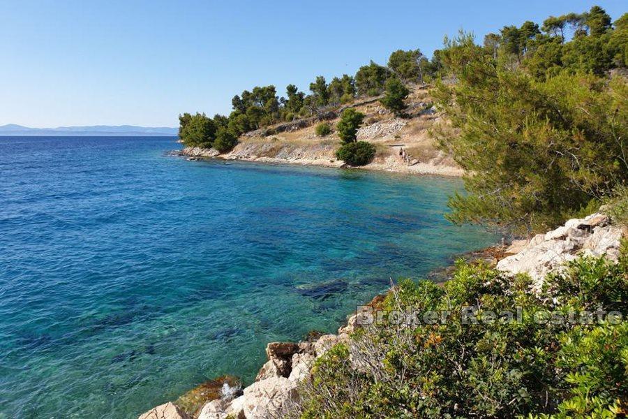 Terrain agricole en bord de mer
