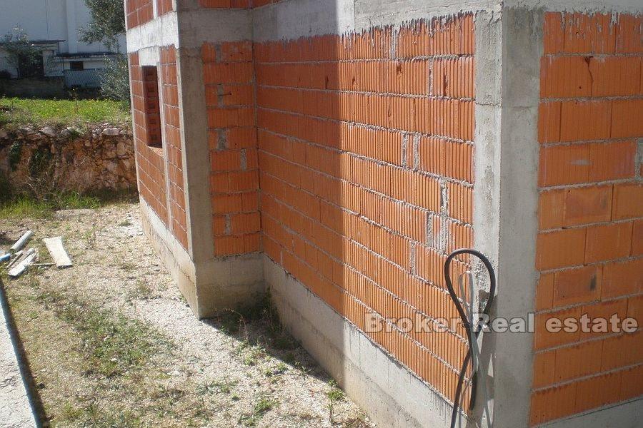 Unfinished detached house