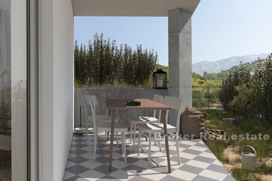 Zwei-Zimmer-Wohnungen in einem neuen Gebäude, Split Bereich