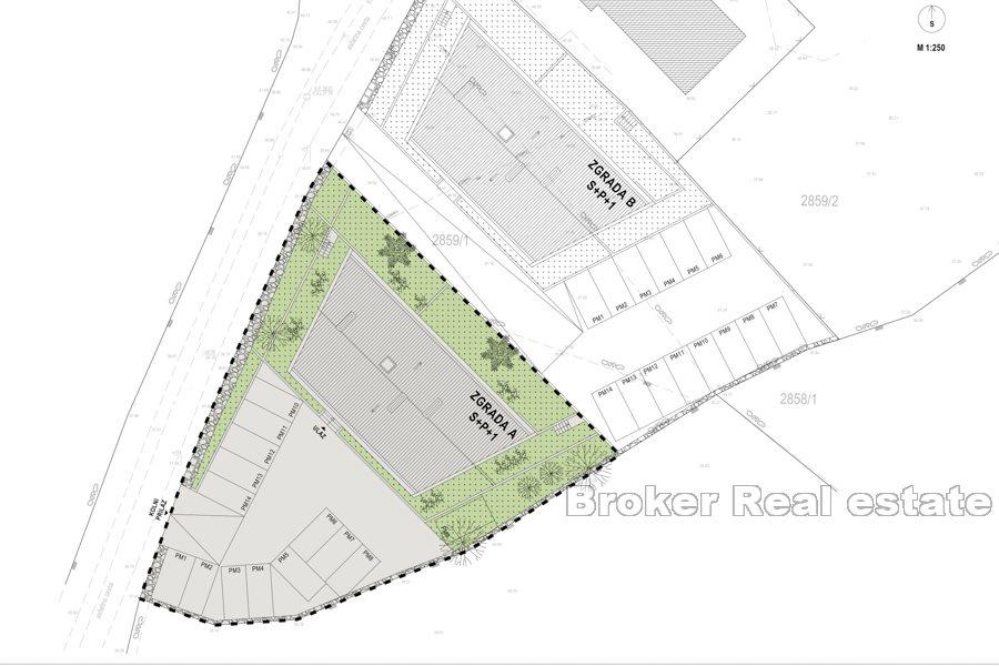 Dwupokojowe apartamenty w nowym budynku w dzielnicy Split