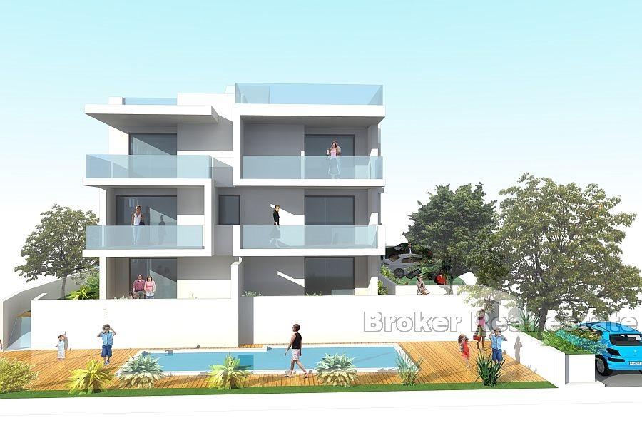 Apartman s bazenom i pogledom na more