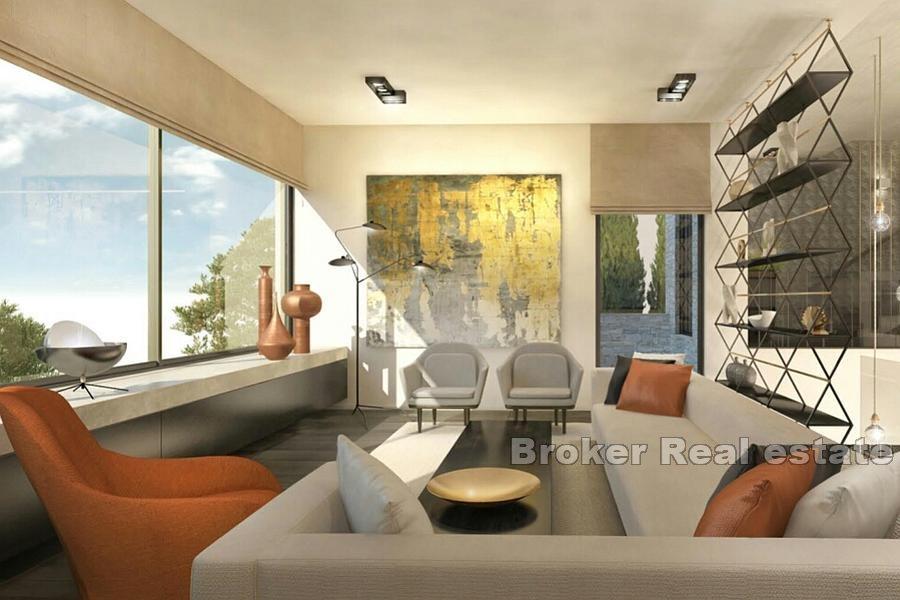 Willa nad morzem w budowie