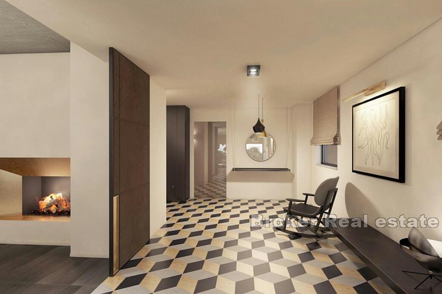 Willa nad morzem w budowie