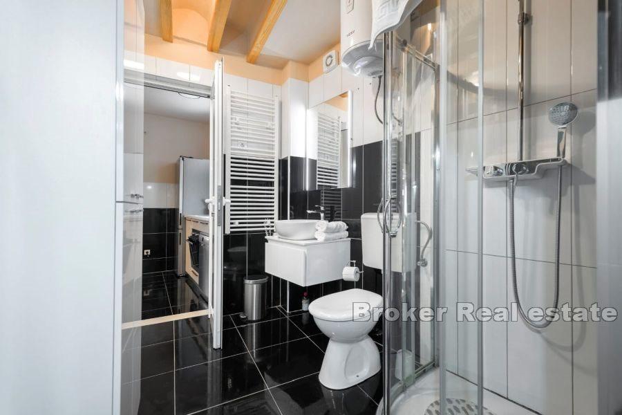 Duplex apartment with yard, Center