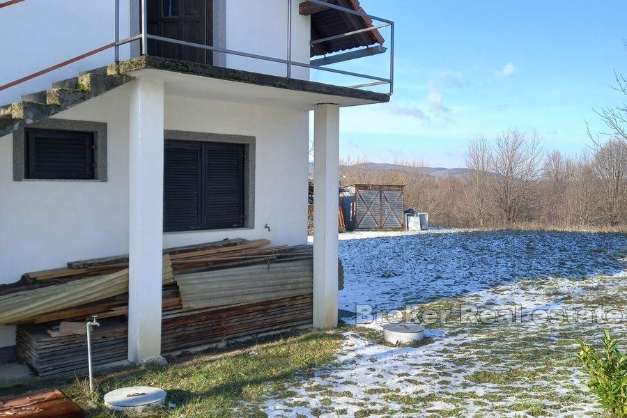 House with spacious land
