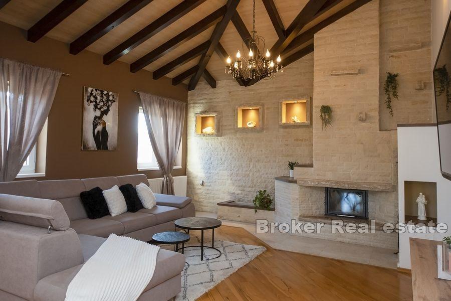 Stone house with pool