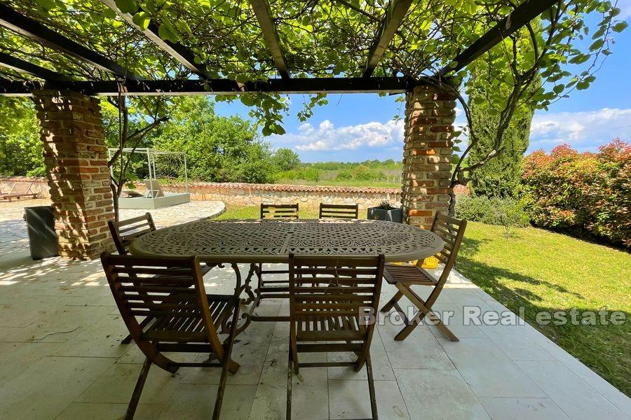 Stone house with pool