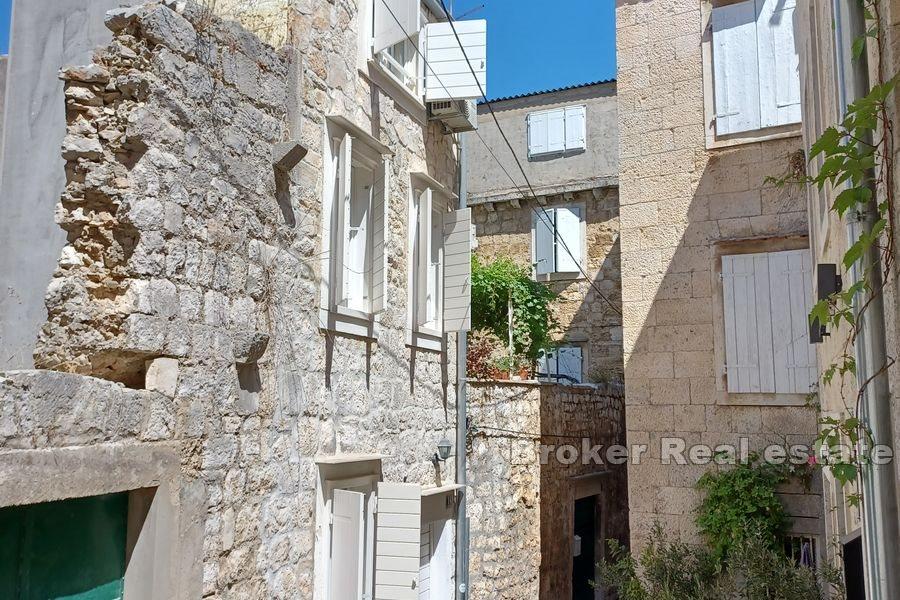 Stone house in the center