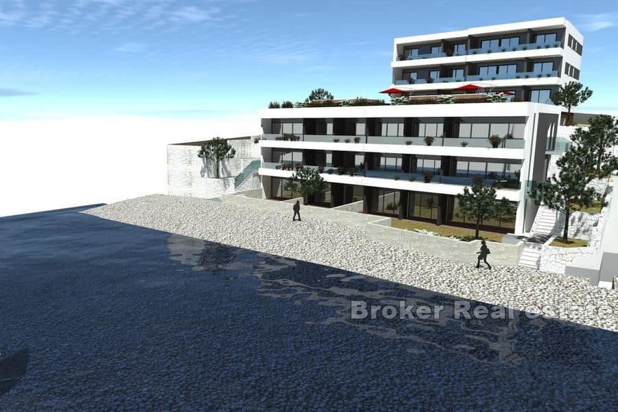 Nowo wybudowane apartamenty w pierwszym rzędzie do morza