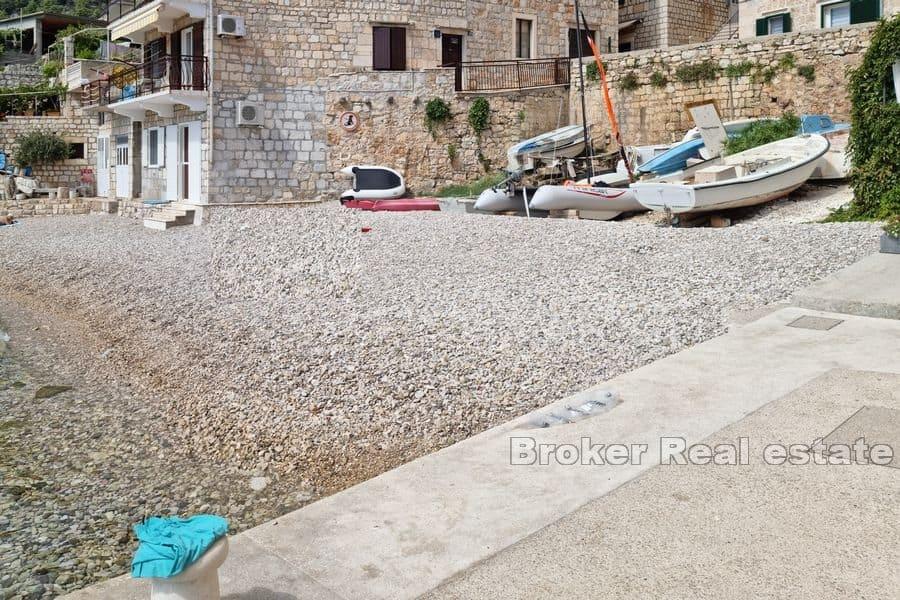 Building land on the beach