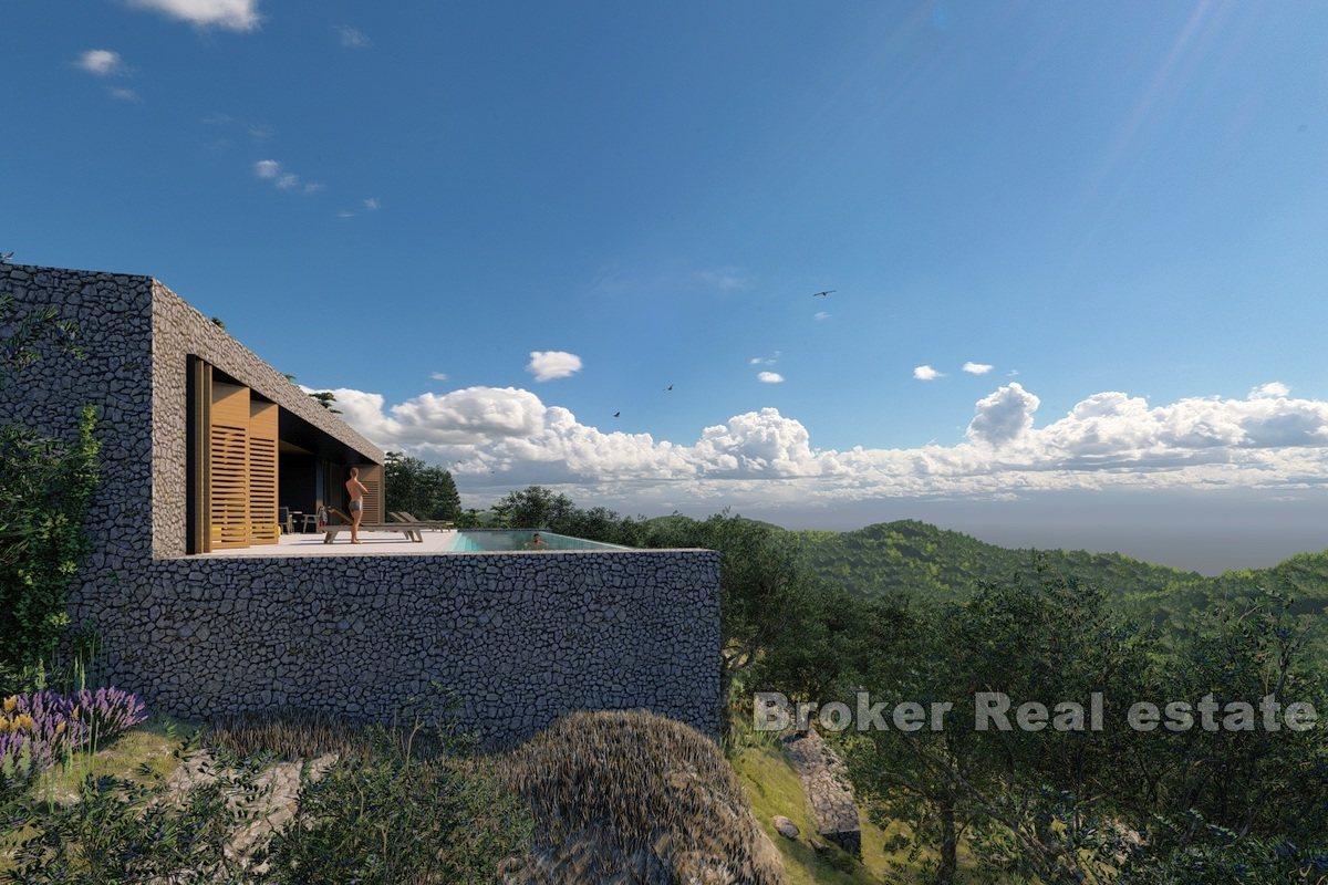 Agricultural land with development and construction project