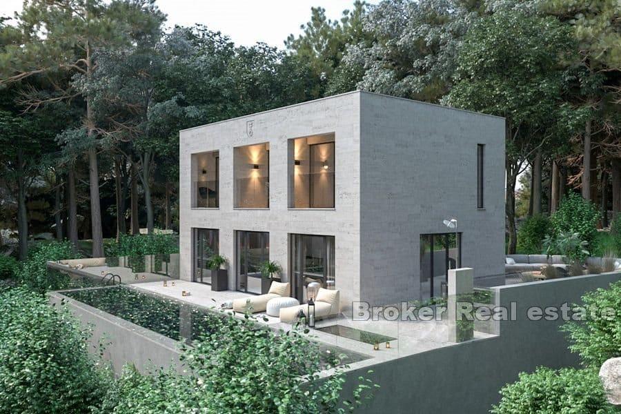 Luksusvilla første rad til sjøen