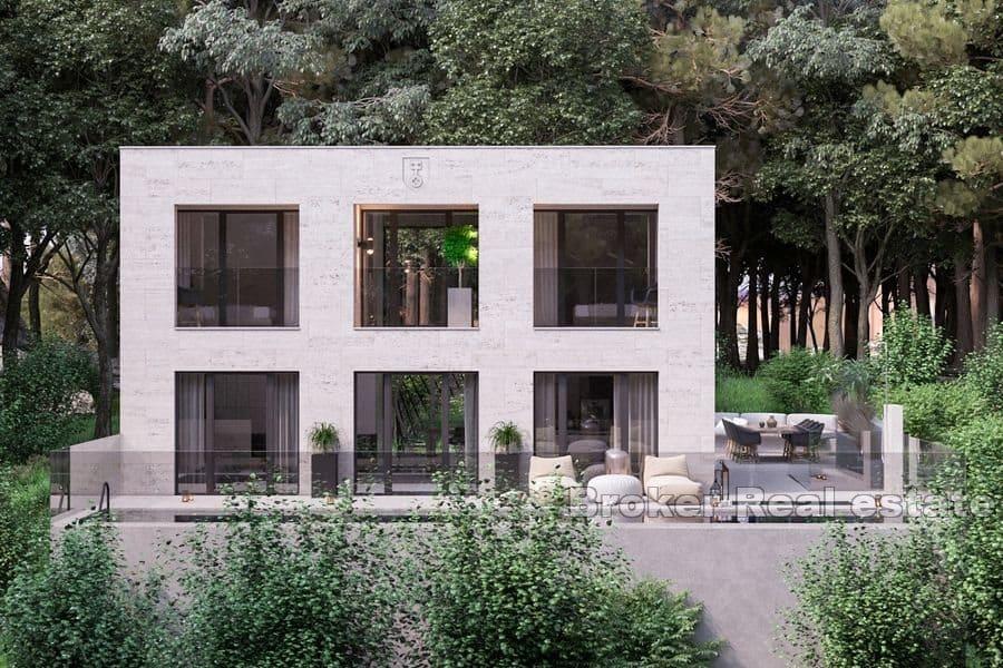 Luksusvilla første rad til sjøen