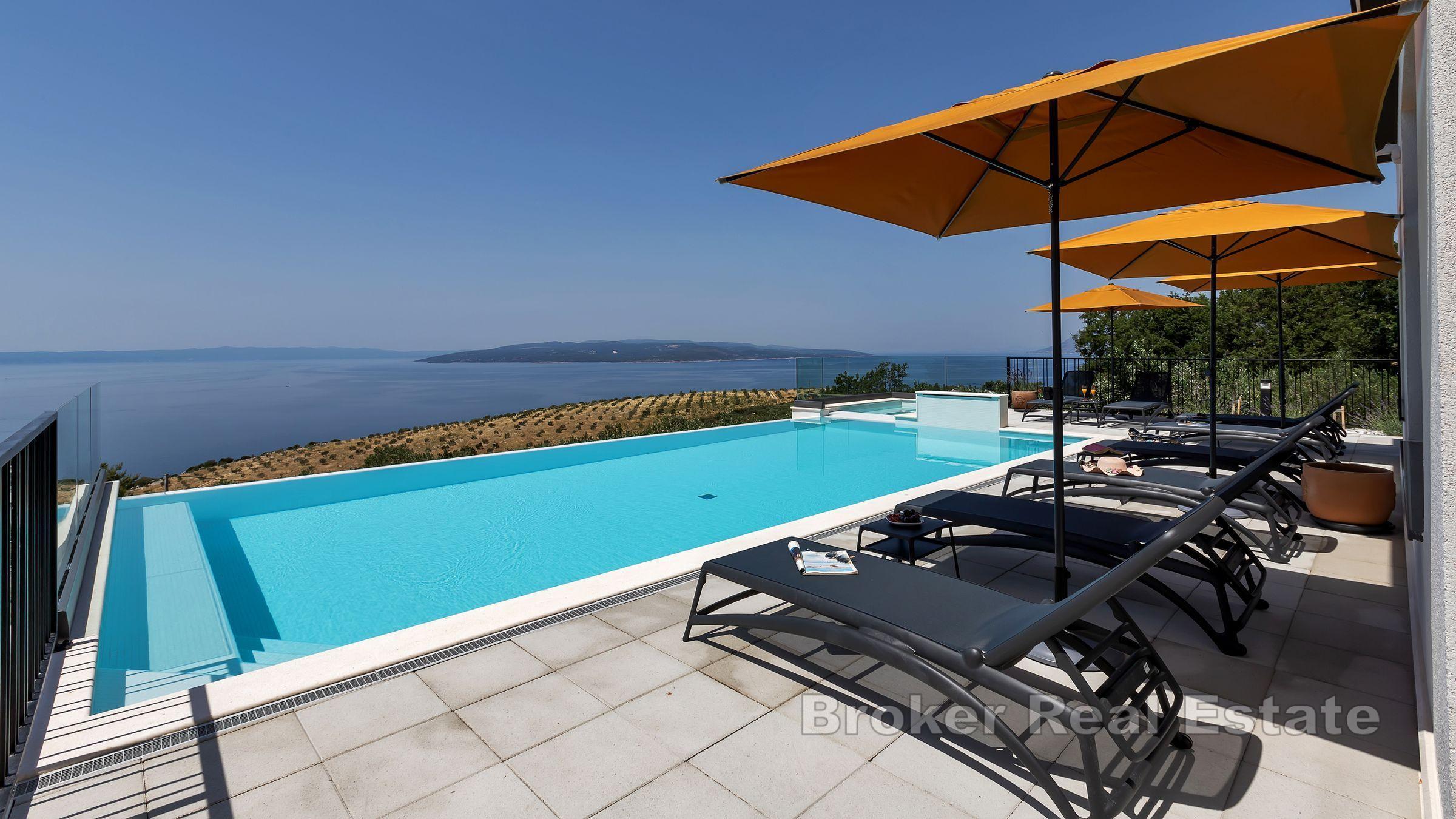 Immobilier de luxe avec vue dégagée sur la mer